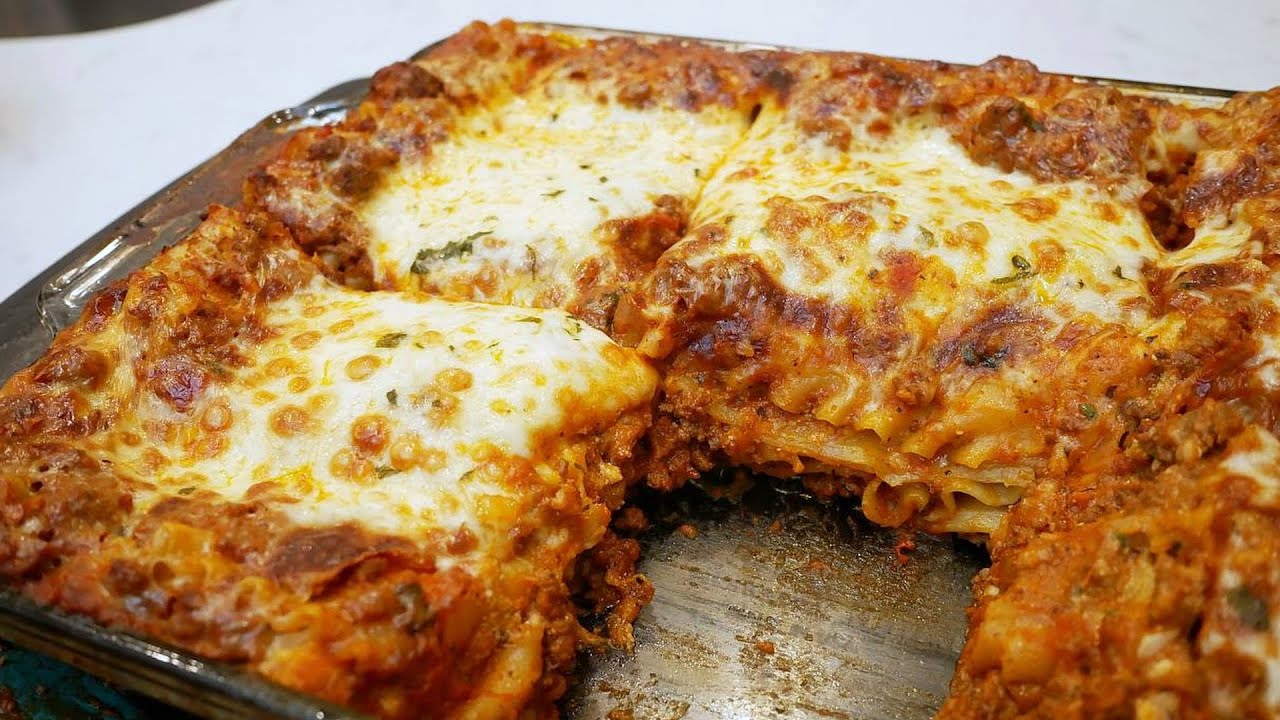 Classic Homemade Lasagna